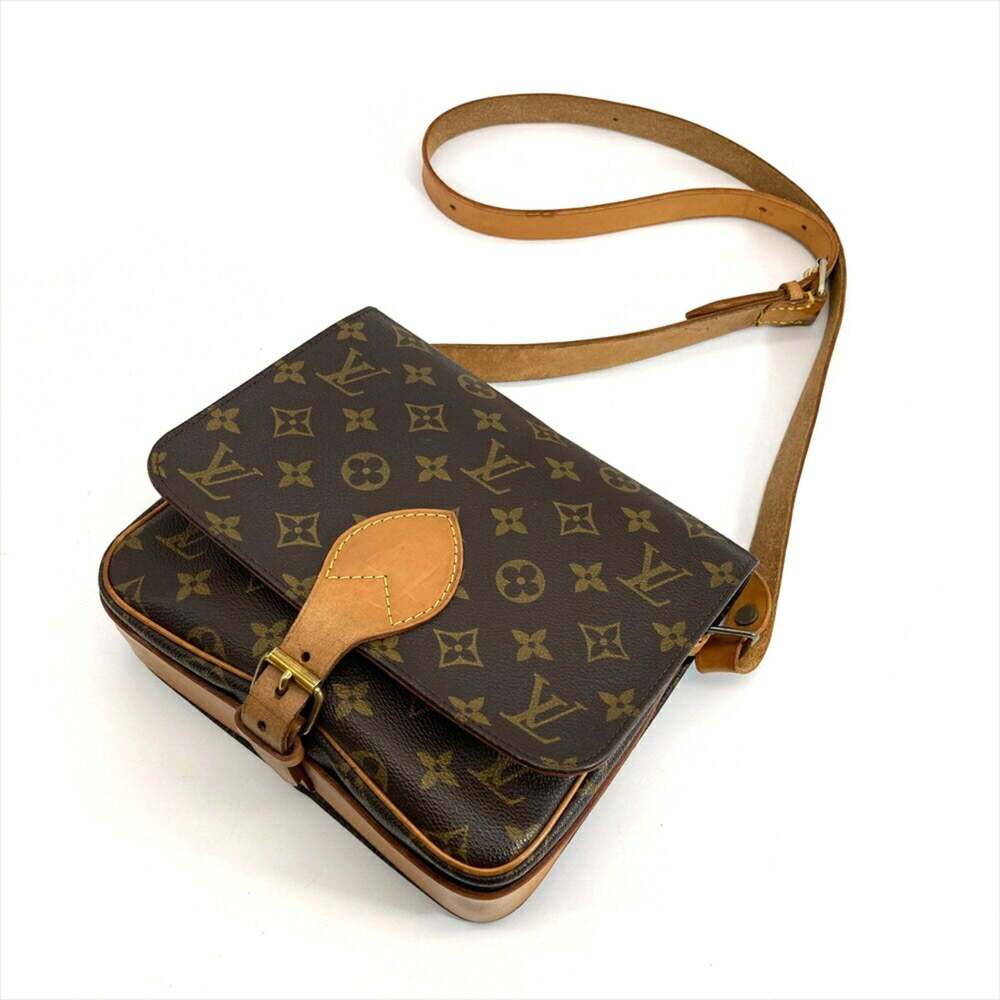 LOUIS VUITTON Brown Monogram Canvas Shoulder Bag - Picture 6 of 16